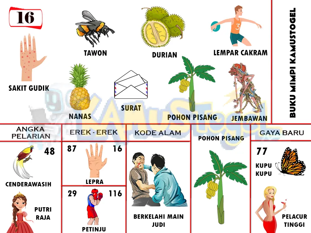 buku mimpi erek erek togel 16
