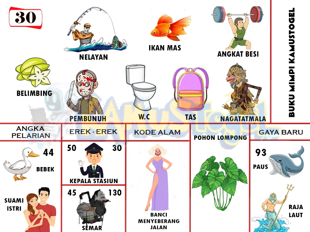 buku mimpi erek erek togel 30